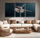 Ballet Dancer Wall Art – Framed Graceful Pose Canvas by MyGreatCanvas | Canvas Wall Art Prints | Photo Prints & Wall Decor
