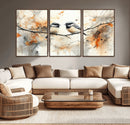 Beautiful Birds Wall Art – Framed Watercolor Branch Canvas by MyGreatCanvas | Canvas Wall Art Prints | Photo Prints & Wall Decor
