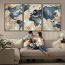 World Map Canvas Print – Framed Wall Art for Couples, by MyGreatCanvas | Canvas Wall Art Prints | Photo Prints & Wall Decor