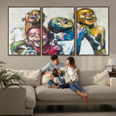Shai Yossef Style Canvas Art - Joyful African Black Kids