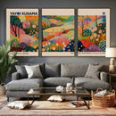Yayoi Kusama Japanese Art Canvas Print, Abstract Art, Large