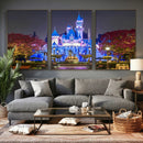 Disney Castle Wall Art Canvas Print – Magical Fairytale