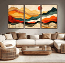 Abstract Mountain Wall Art – Framed Colorful Landscape by MyGreatCanvas | Canvas Wall Art Prints | Photo Prints & Wall Decor
