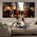 Abstract Jazz Art Wall Art Canvas Print – Colorful Musical