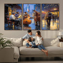 Colorful Jazz Wall Art - African American Music Canvas Print