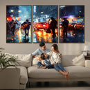 African American Jazz Canvas Wall Art Print – Abstract Music