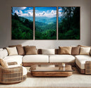 Tropical Jungle Wall Art Canvas Print – Framed Lush Valley by MyGreatCanvas | Canvas Wall Art Prints | Photo Prints & Wall Decor