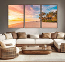 Tropical Beach Wall Art Canvas Print – Framed Palm Trees by MyGreatCanvas | Canvas Wall Art Prints | Photo Prints & Wall Decor