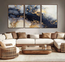 Black Marble Wall Art Canvas Print – Framed Abstract Gold by MyGreatCanvas | Canvas Wall Art Prints | Photo Prints & Wall Decor