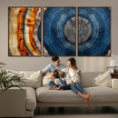 Abstract Tree Rings Wall Art Canvas Print – Modern Wood by MyGreatCanvas | Canvas Wall Art Prints | Photo Prints & Wall Decor