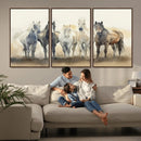 Wild Horses Wall Art Canvas Print, Framed Running Horses Art by MyGreatCanvas | Canvas Wall Art Prints | Photo Prints & Wall Decor