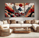 Abstract Mountain Wall Art – Framed Vibrant Landscape Canvas by MyGreatCanvas | Canvas Wall Art Prints | Photo Prints & Wall Decor