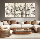 Running Horses Wall Art Canvas Print – Framed Galloping Herd