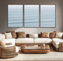 Ocean Waves Wall Art Canvas Print – Framed Solo Surfer Wave