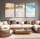 Beach Wall Art Canvas Print – Framed Coastal Seascape Summer