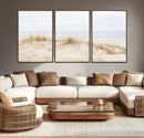 Beach Dunes Wall Art Canvas Print – Framed Serene Coastal