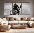 Western Wall Art Canvas Print – Framed Cowboy and Horse by MyGreatCanvas | Canvas Wall Art Prints | Photo Prints & Wall Decor