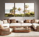 California Coast Palm Trees Wall Art Canvas Print – Framed by MyGreatCanvas | Canvas Wall Art Prints | Photo Prints & Wall Decor