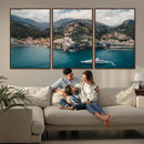 Amalfi Coast Wall Art – Framed Italian Seaside Canvas by MyGreatCanvas | Canvas Wall Art Prints | Photo Prints & Wall Decor