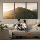 Mountain Wall Art – Framed Sunset Landscape Canvas Artwork, by MyGreatCanvas | Canvas Wall Art Prints | Photo Prints & Wall Decor