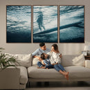 Underwater Surf Wall Art – Framed Ocean Wave Canvas Artwork, by MyGreatCanvas | Canvas Wall Art Prints | Photo Prints & Wall Decor