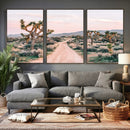 Joshua Tree Park Wall Art Canvas Print – Framed Desert Road by MyGreatCanvas | Canvas Wall Art Prints | Photo Prints & Wall Decor