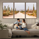 Desert Cactus Wall Art – Framed Southwestern Canvas Artwork, by MyGreatCanvas | Canvas Wall Art Prints | Photo Prints & Wall Decor