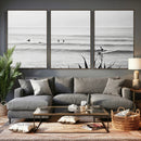 Surfer Silhouette Wall Art Canvas Print – Framed Calm Ocean by MyGreatCanvas | Canvas Wall Art Prints | Photo Prints & Wall Decor