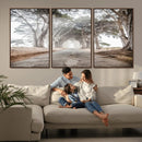 Cypress Tunnel Wall Art – Framed Misty Road Canvas Artwork, by MyGreatCanvas | Canvas Wall Art Prints | Photo Prints & Wall Decor
