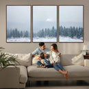 Winter Forest Wall Art Canvas Print – Framed Snowy Landscape by MyGreatCanvas | Canvas Wall Art Prints | Photo Prints & Wall Decor