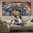 Tree Rings Wall Art Canvas Print – Framed Petrified Wood by MyGreatCanvas | Canvas Wall Art Prints | Photo Prints & Wall Decor