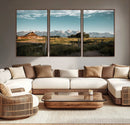 Rustic Farmhouse Wall Art Canvas Print – Teton Range Mormon