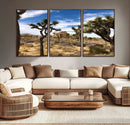 Joshua Tree Desert Wall Art Canvas Print – Framed