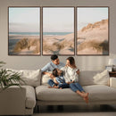 Beach Landscape Wall Art Canvas Print – Framed Sand Dune