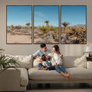 Joshua Tree Wall Art Canvas Print – Framed Desert Landscape