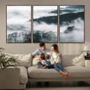 Foggy Forest Landscape Wall Art Canvas Print – Misty by MyGreatCanvas | Canvas Wall Art Prints | Photo Prints & Wall Decor