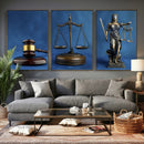 Legal Justice Wall Art Canvas Print – Gavel, Scales & Lady by MyGreatCanvas | Canvas Wall Art Prints | Photo Prints & Wall Decor