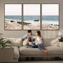 Coastal Ocean View Wall Art Canvas Print – Serene Rocky by MyGreatCanvas | Canvas Wall Art Prints | Photo Prints & Wall Decor