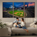 Target Field Wall Art Canvas Print – Baseball Stadium Scene, by MyGreatCanvas | Canvas Wall Art Prints | Photo Prints & Wall Decor
