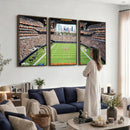Chicago Bears Soldiers Field Wall Art Canvas Print – Framed