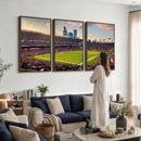 Chicago Bears Soldiers Field Wall Art Canvas Print – Framed
