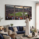 Chicago Bears Soldiers Field Wall Art Canvas Print – Framed