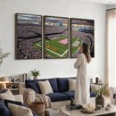 Chicago Bears Soldiers Field Wall Art Canvas Print – Framed