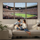 Chicago Bears Soldiers Field Wall Art Canvas Print – Framed