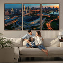 Chicago Bears Soldiers Field Wall Art Canvas Print – Framed