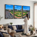 Wrigley Field Baseball Stadium Canvas Wall Art – Packed