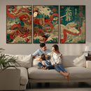 Tsukioka Yoshitoshi Samurai Wall Art – Japanese Katana by MyGreatCanvas | Canvas Wall Art Prints | Photo Prints & Wall Decor