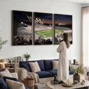 Penn State Stadium Wall Art Canvas Print, White Out Football