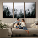 Foggy Pine Forest Canvas Wall Art by MyGreatCanvas | Canvas Wall Art Prints | Photo Prints & Wall Decor