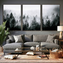 Foggy Forest Wall Art Canvas Print – Mountain Woodland by MyGreatCanvas | Canvas Wall Art Prints | Photo Prints & Wall Decor